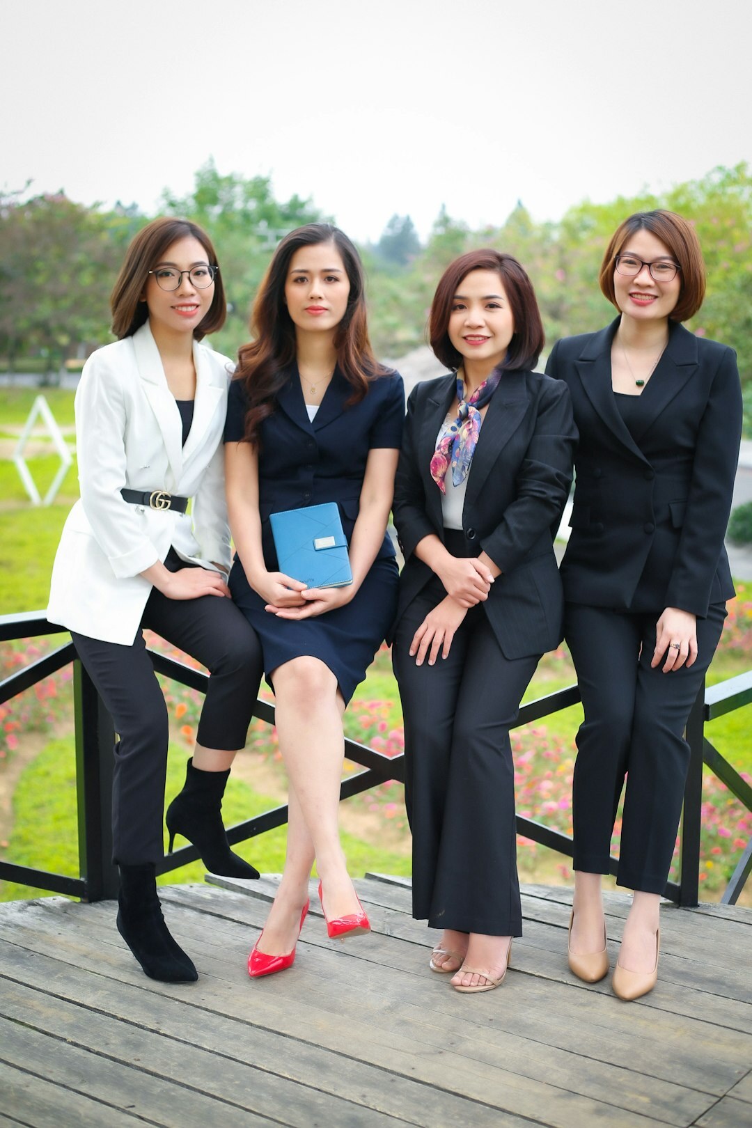Group portrait of a diverse professional team